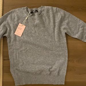 Grey cashmere sweater from Quince! NWT